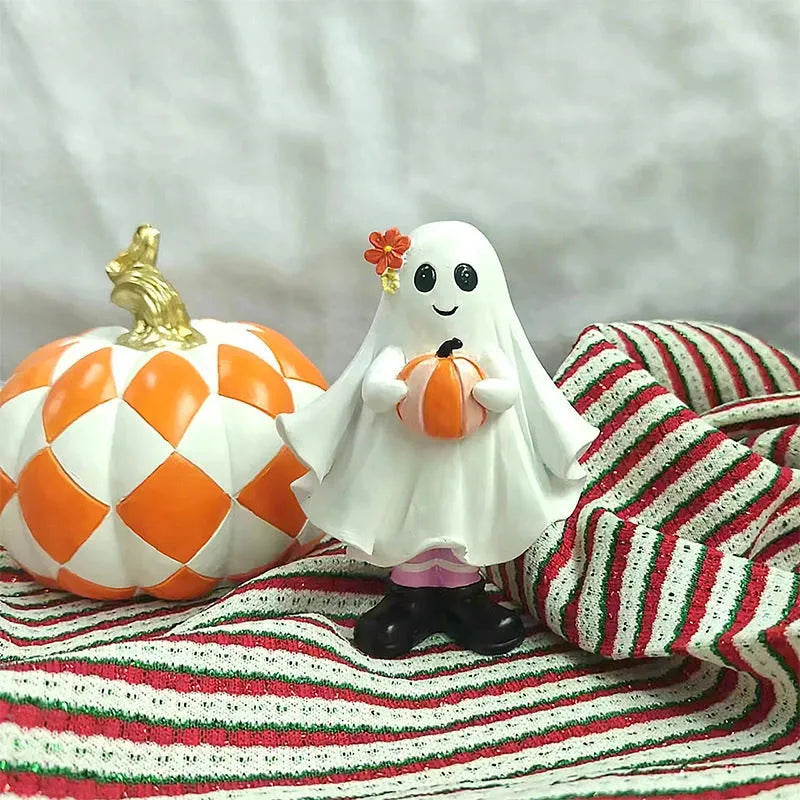 Halloween Ghost Desktop Decorations - Cute Ghost Ornaments for Festive Decor