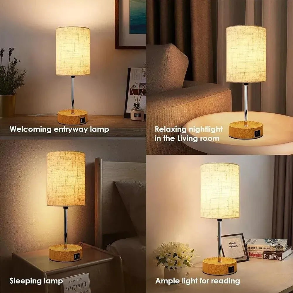 Touch Control Bedside Lamps - Mel Store
