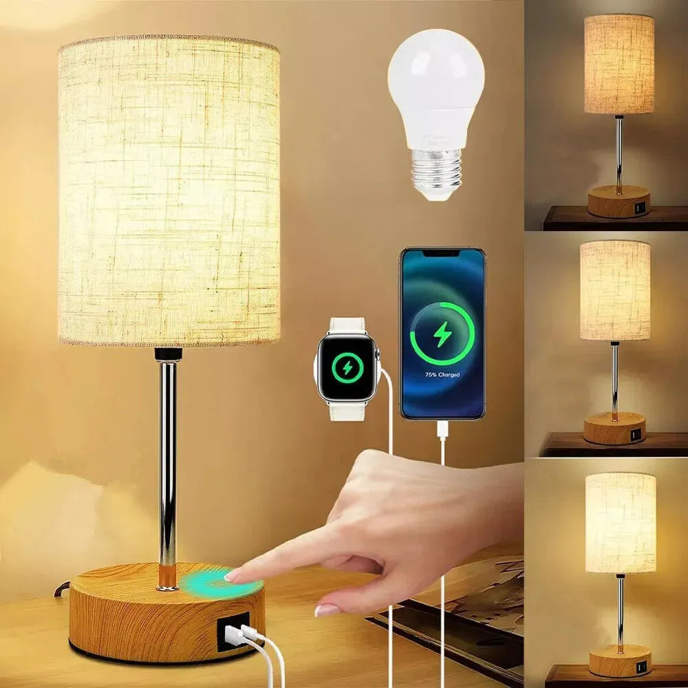 Touch Control Bedside Lamps - Mel Store