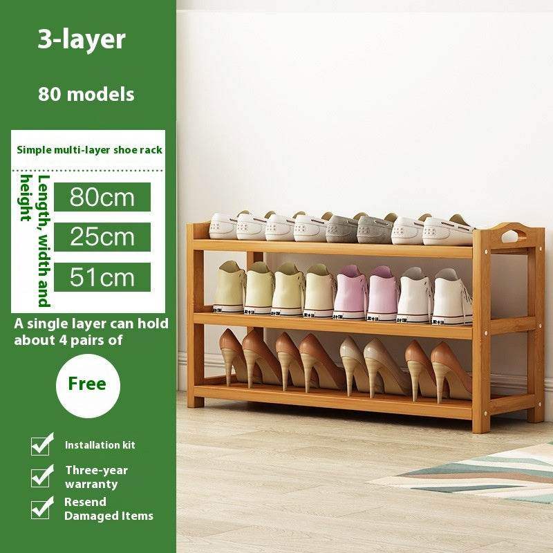 Space-saving Shoe Cabinet for Household Floors - Simple and Compact Storage Solution - Mel Store