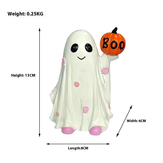 Halloween Ghost Desktop Decorations - Cute Ghost Ornaments for Festive Decor