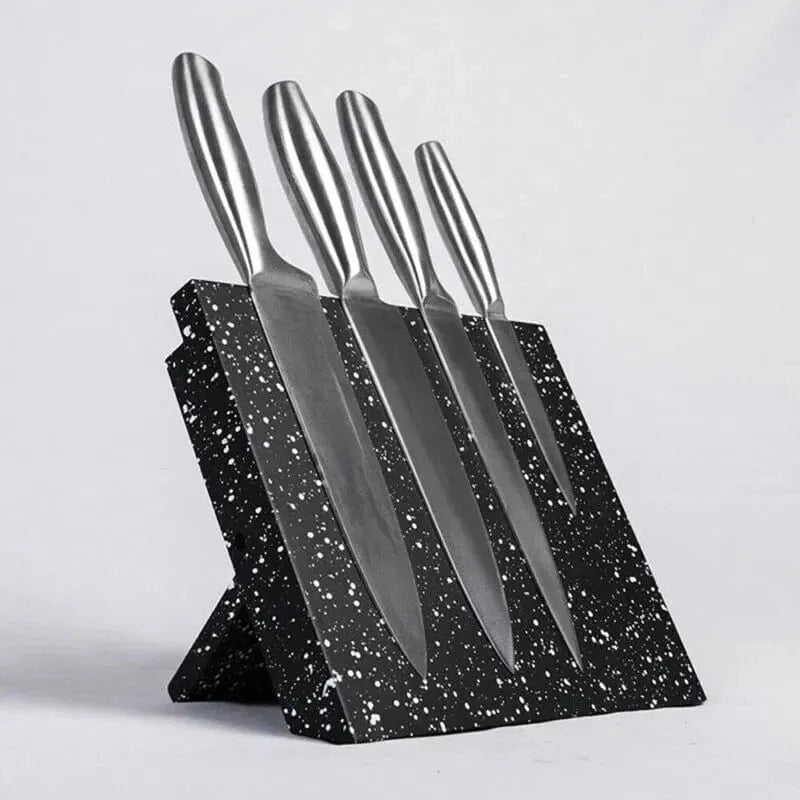 Magnetic Knife Holder for Kitchen Organisation - Knife Block Rack Cutlery Set Storage - Mel Store