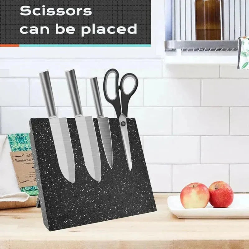 Magnetic Knife Holder for Kitchen Organisation - Knife Block Rack Cutlery Set Storage - Mel Store