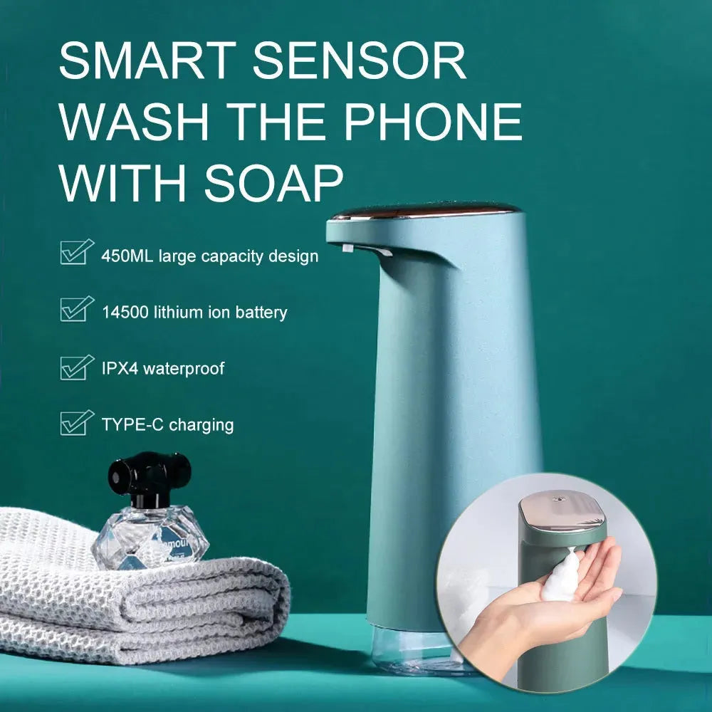 Automatic Foam Soap Dispenser with Sensor - Touchless Rechargeable Solution for Hygiene - Mel Store