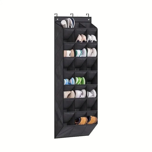 24 Pocket Shoe Organizer - Over Door Rack for Efficient Storage - Mel Store