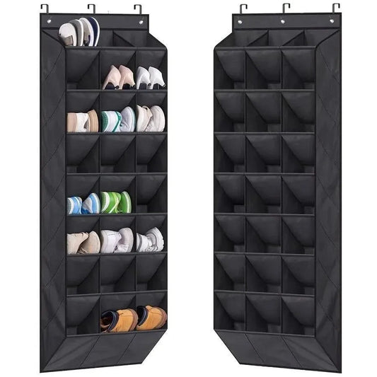 24 Pocket Shoe Organizer - Over Door Rack for Efficient Storage - Mel Store