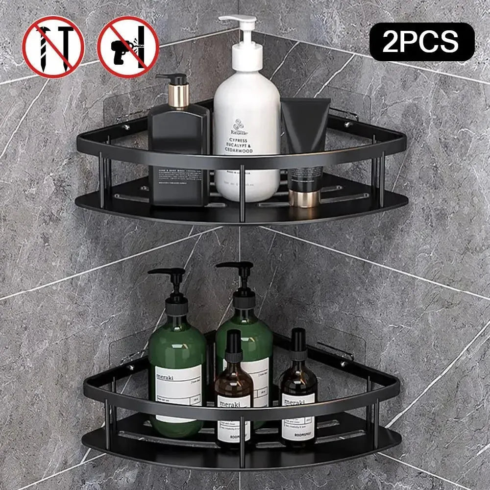 2Pcs Corner Shower Caddy for Efficient Bathroom Storage - Mel Store