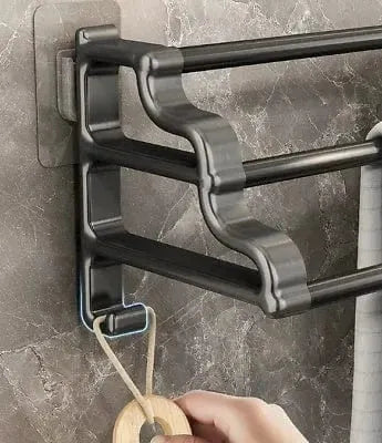 3 Tier Towel Rack for Efficient Bathroom Storage - Mel Store