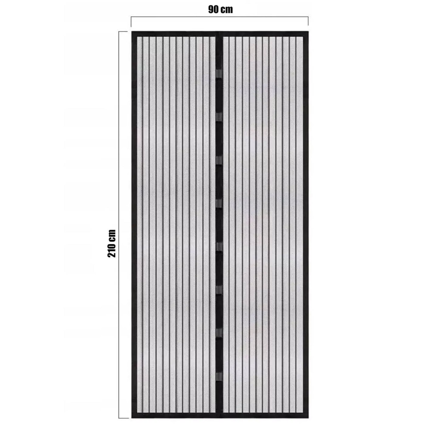 Magnetic Mesh Door Screen for Easy Fastening Against Mosquitoes, Flies, Insects, and Bugs - Mel Store