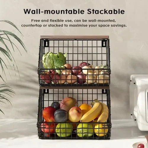 Metal Fruit Baskets - Mel Store