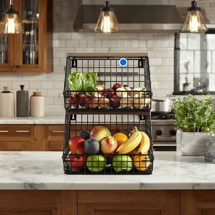 Metal Fruit Baskets - Mel Store
