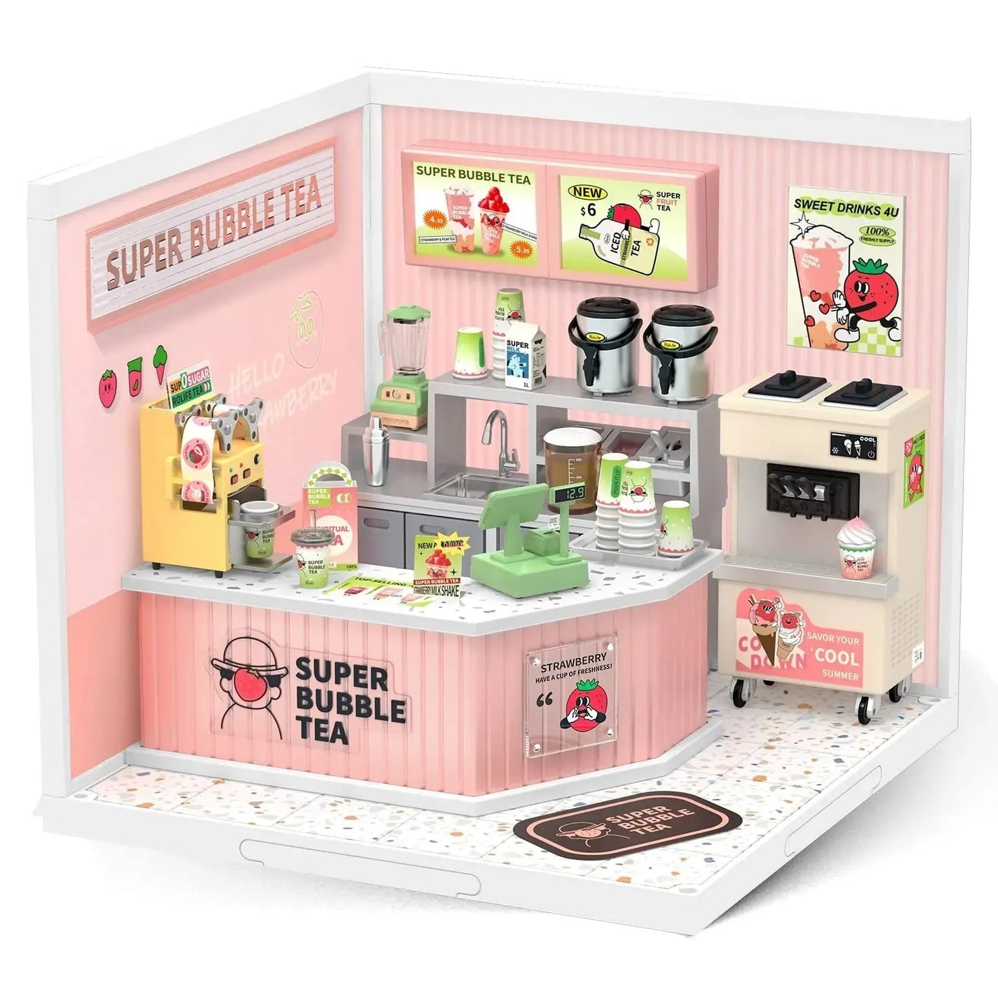 Rolife Miniature House Kits - DIY Plastic Building Toys for Gifts and Creative Fun - Mel Store