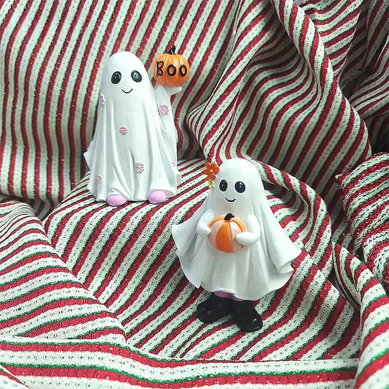 Halloween Ghost Desktop Decorations - Cute Ghost Ornaments for Festive Decor
