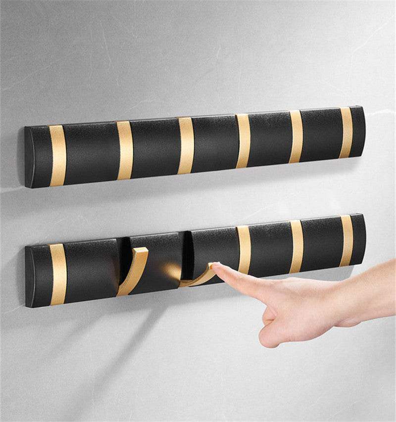 Folding Invisible Hook Hanger - Space Aluminum for Durable and Stylish Storage - Mel Store