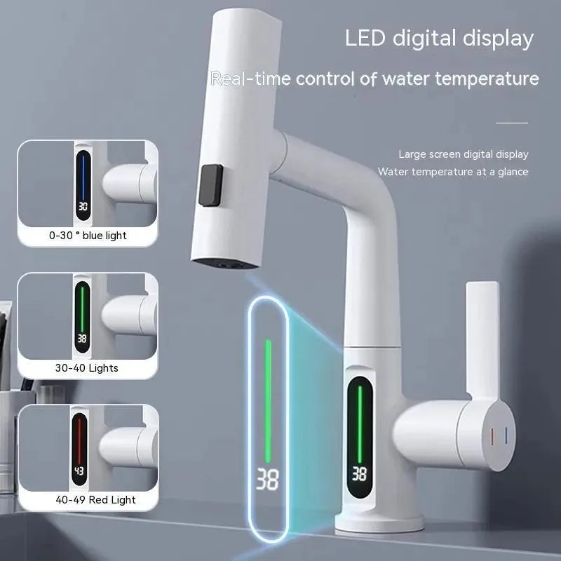 Intelligent Digital Faucet for Accurate Water Temperature Display - Mel Store