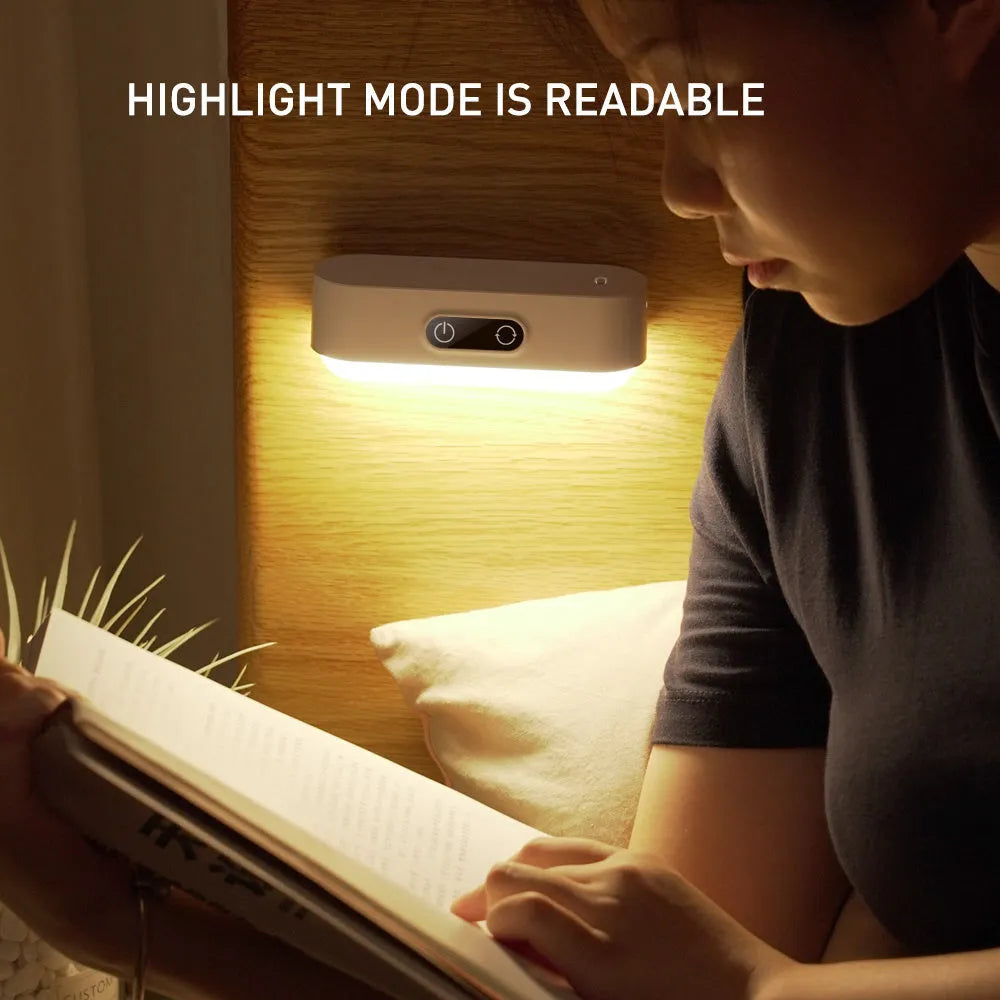LED Magnetic Lamp - USB Rechargeable Stepless Dimming Night Light - Mel Store