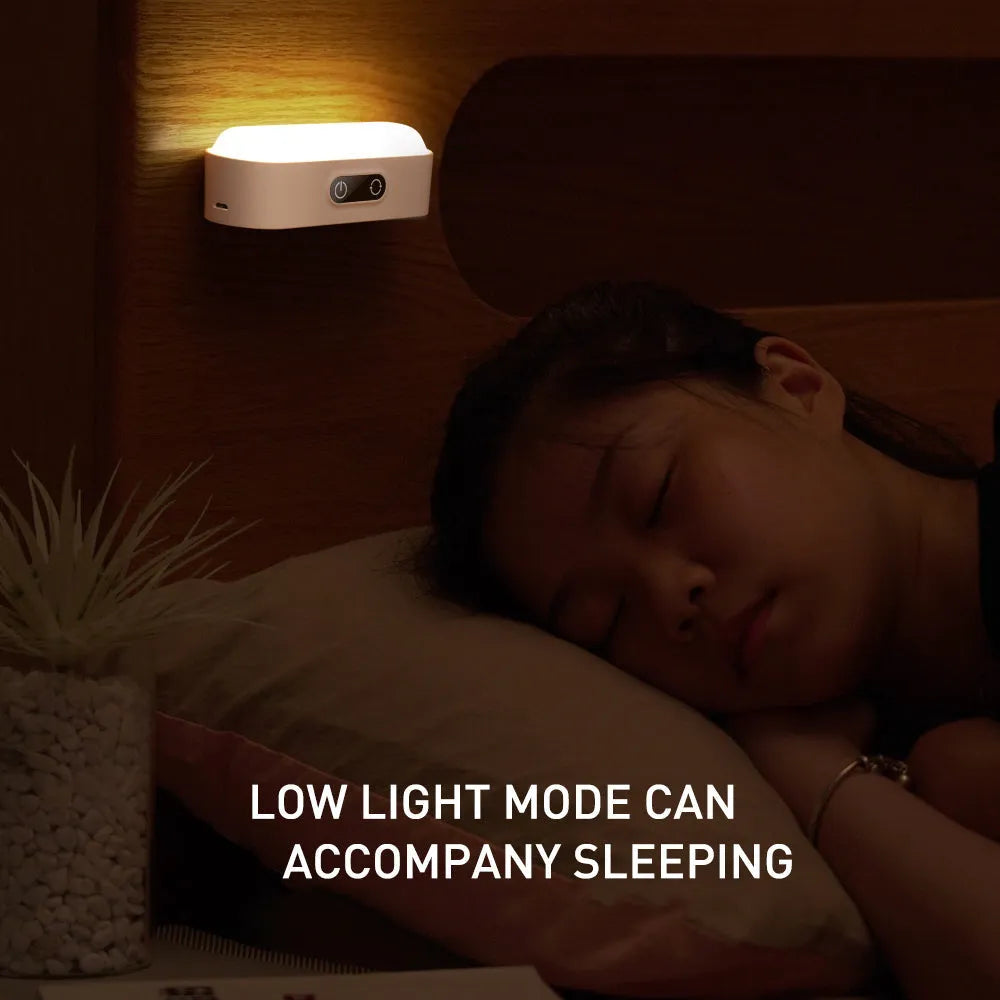 LED Magnetic Lamp - USB Rechargeable Stepless Dimming Night Light - Mel Store