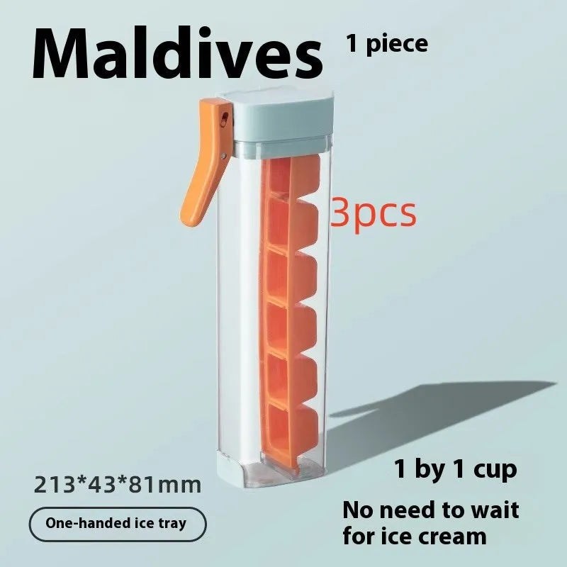 Ice Cube Maker - Premium Ice Cube Mold for Perfectly Shaped Ice Cubes - Mel Store