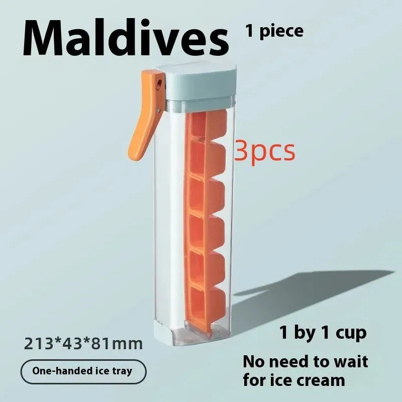 Ice Cube Maker - Premium Ice Cube Mold for Perfectly Shaped Ice Cubes - Mel Store