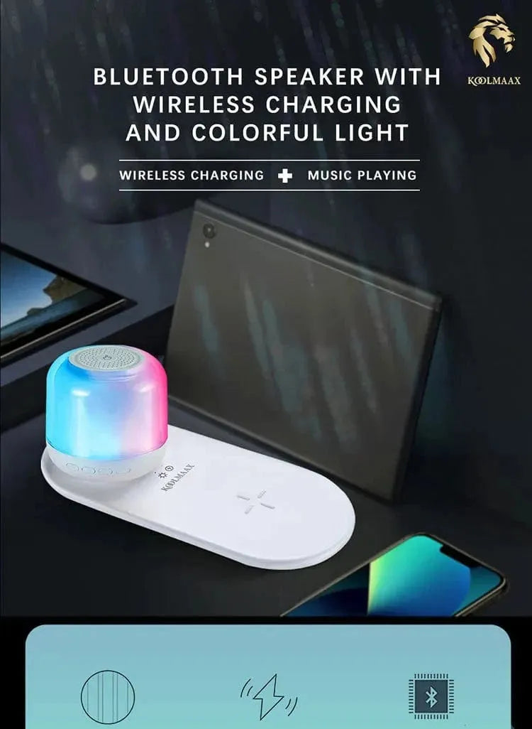 3 In 1 Night Light Charger Bedside Lamp - Versatile New Trend - Mel Store