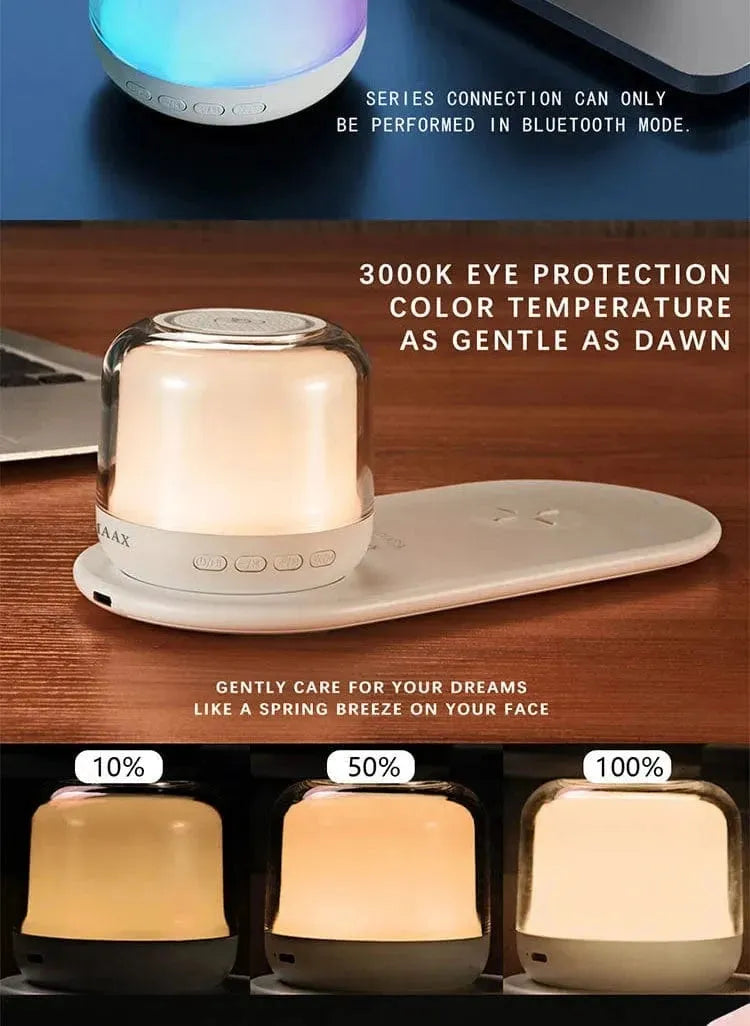 3 In 1 Night Light Charger Bedside Lamp - Versatile New Trend - Mel Store