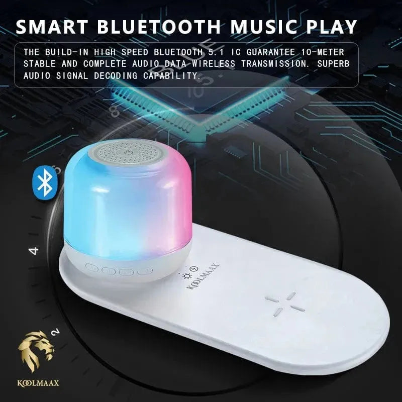 3 In 1 Night Light Charger Bedside Lamp - Versatile New Trend - Mel Store