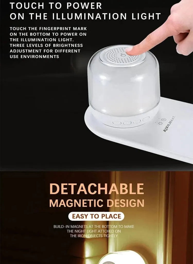 3 In 1 Night Light Charger Bedside Lamp - Versatile New Trend - Mel Store