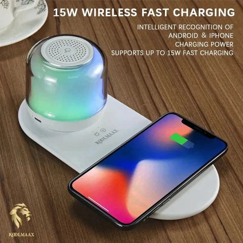 3 In 1 Night Light Charger Bedside Lamp - Versatile New Trend - Mel Store