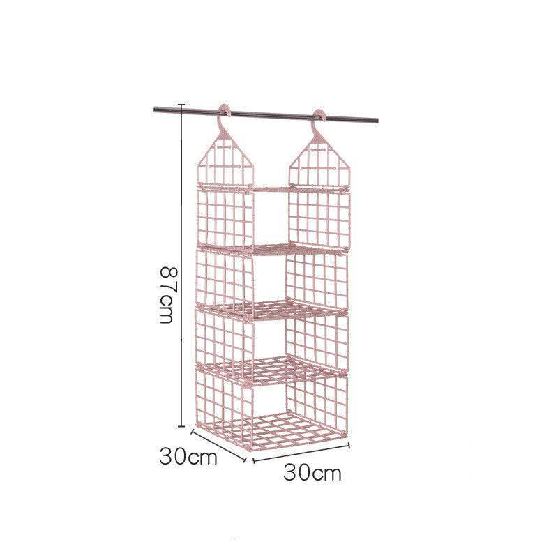 Foldable Clothes Storage Rack - Space-saving Combination Hanging Storage Solutions - Mel Store