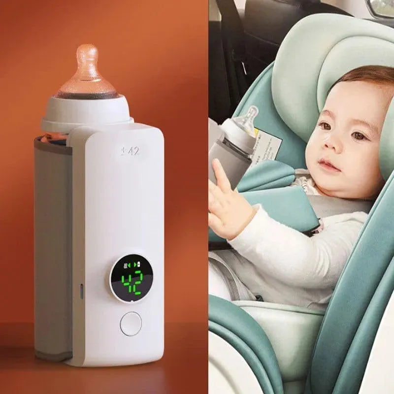 Portable Baby Bottle Warmer - Wireless and Rechargeable for On-the-Go Convenience - Mel Store