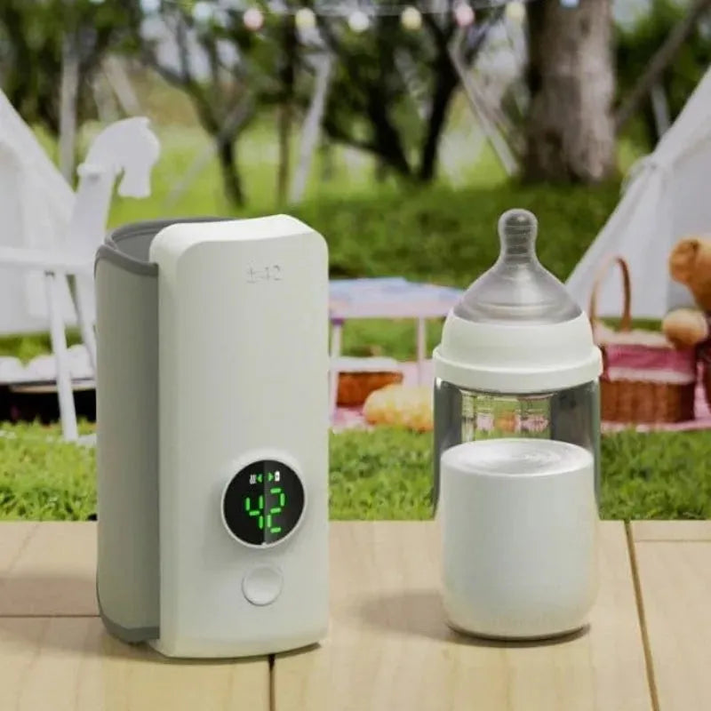 Portable Baby Bottle Warmer - Wireless and Rechargeable for On-the-Go Convenience - Mel Store