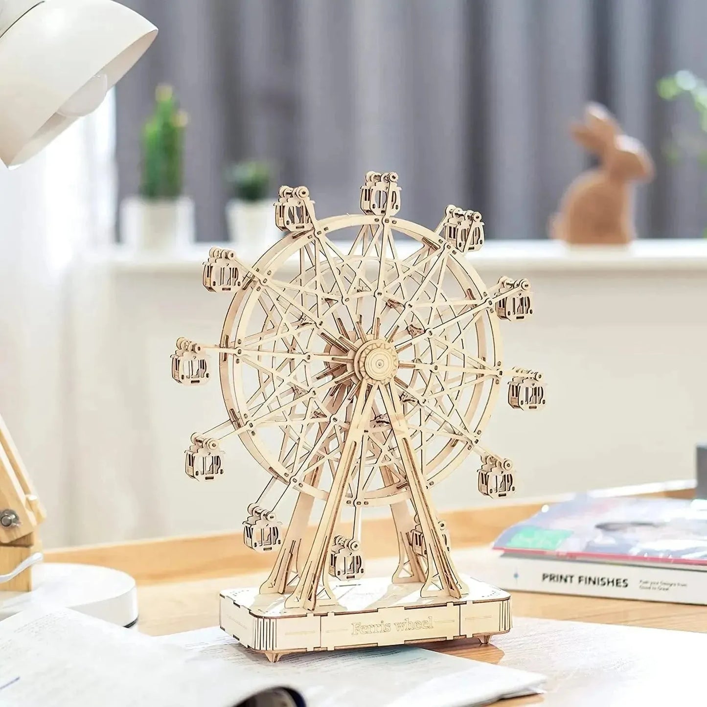 DIY Wooden Ferris Wheel Model - Mel Store
