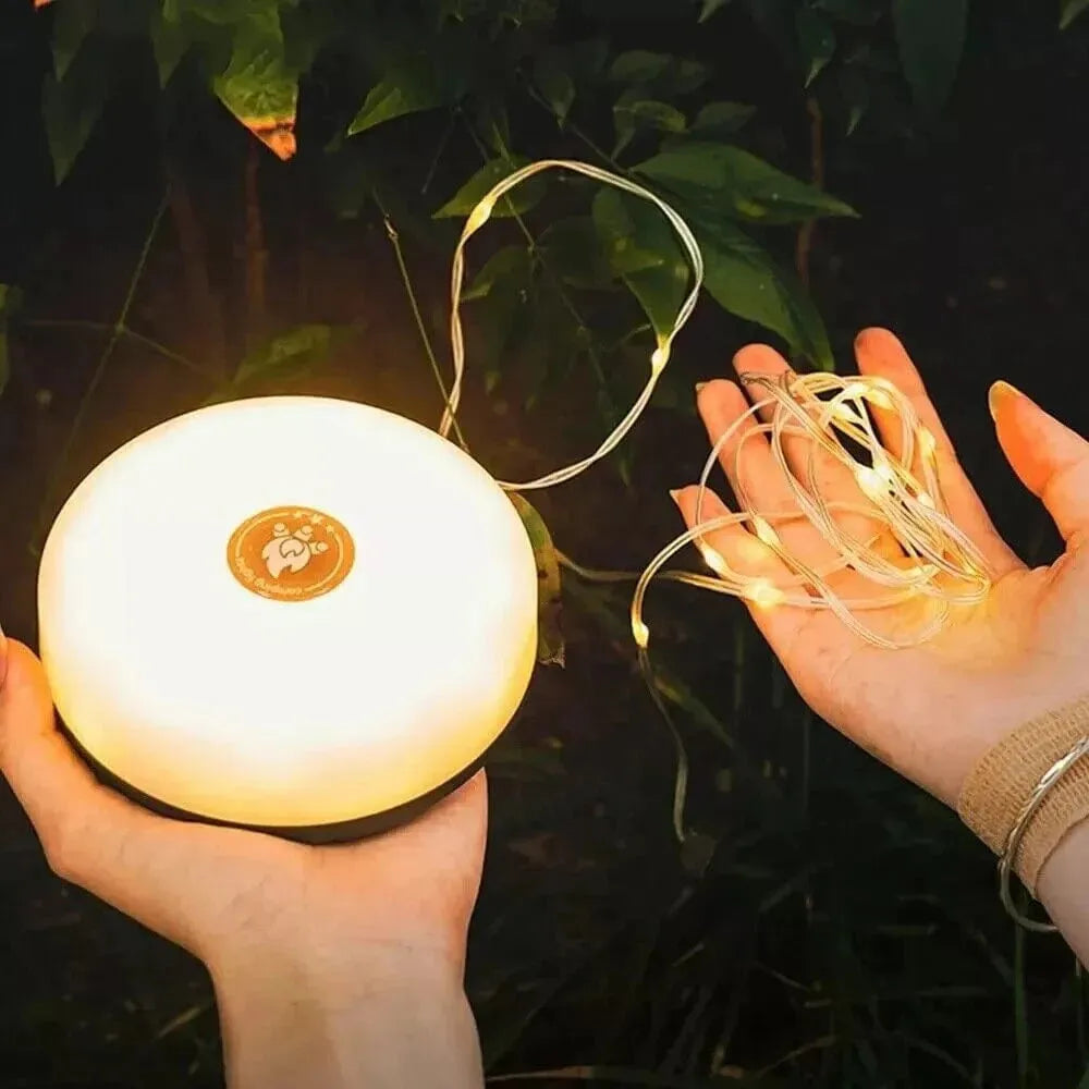 10M Outdoor Camping String Lights - Festival Tent Light with USB Charging and Hanging Design - Mel Store