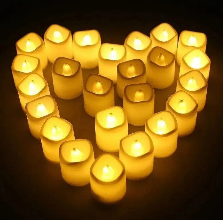 24PCS LED Flameless Tea Lights Candles Battery Operated - Mel Store