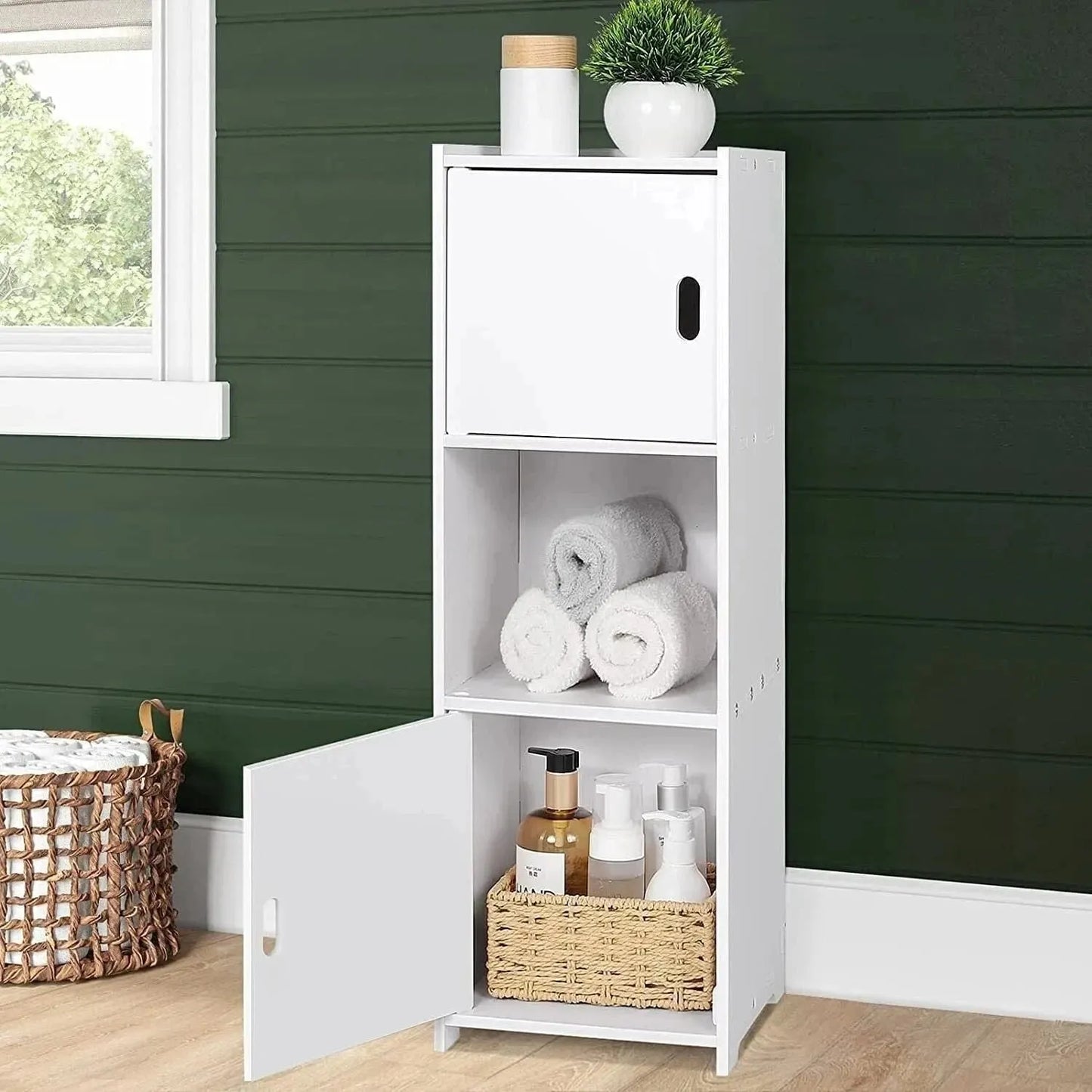 Waterproof Bathroom Cabinet - Free Standing Storage Solution - Mel Store
