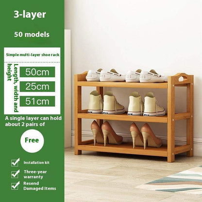 Space-saving Shoe Cabinet for Household Floors - Simple and Compact Storage Solution - Mel Store
