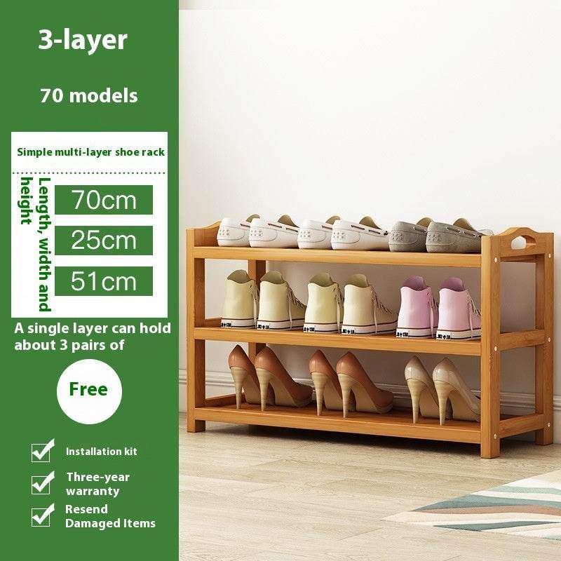 Space-saving Shoe Cabinet for Household Floors - Simple and Compact Storage Solution - Mel Store