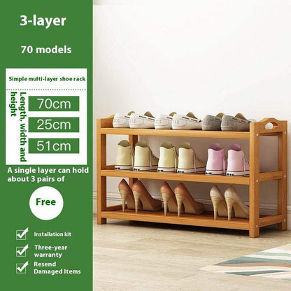 Space-saving Shoe Cabinet for Household Floors - Simple and Compact Storage Solution - Mel Store