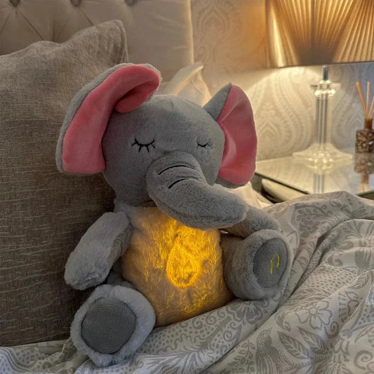 Breathing Rabbit Sensory Toy for Anxiety Relief - Soothing Plush Companion - Mel Store
