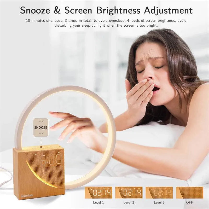 Bedside Lamp with Natural Sounds - Touch Control Table Lamp - Mel Store