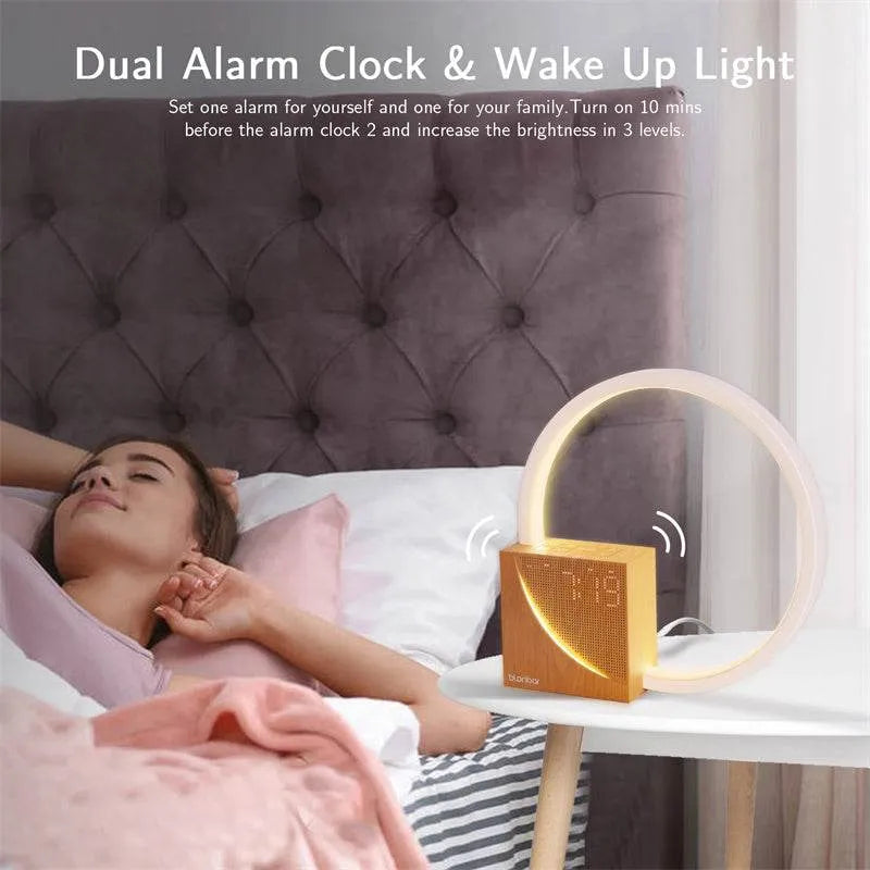 Bedside Lamp with Natural Sounds - Touch Control Table Lamp - Mel Store