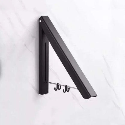 Punch Free Drying Rack - Space Aluminum Foldable Invisible Thick Clothes Drying Rack - Mel Store