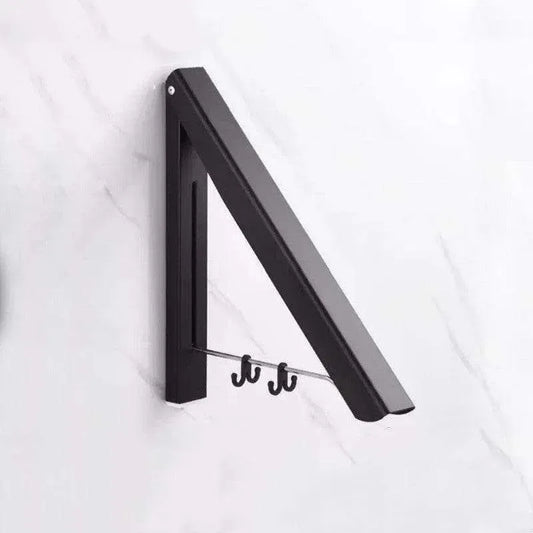 Punch Free Drying Rack - Space Aluminum Foldable Invisible Thick Clothes Drying Rack - Mel Store