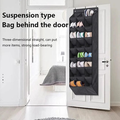 24 Pocket Shoe Organizer - Over Door Rack for Efficient Storage - Mel Store