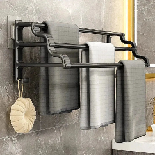 3 Tier Towel Rack for Efficient Bathroom Storage - Mel Store