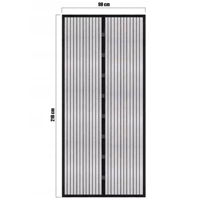 Magnetic Mesh Door Screen for Easy Fastening Against Mosquitoes, Flies, Insects, and Bugs - Mel Store