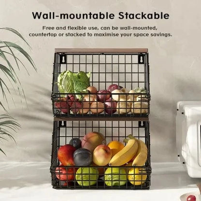 Metal Fruit Baskets - Mel Store