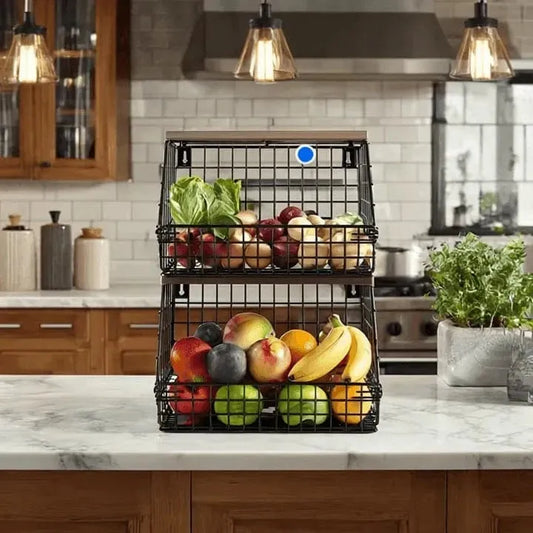Metal Fruit Baskets - Mel Store