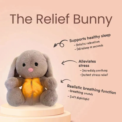 Breathing Rabbit Sensory Toy for Anxiety Relief - Soothing Plush Companion - Mel Store