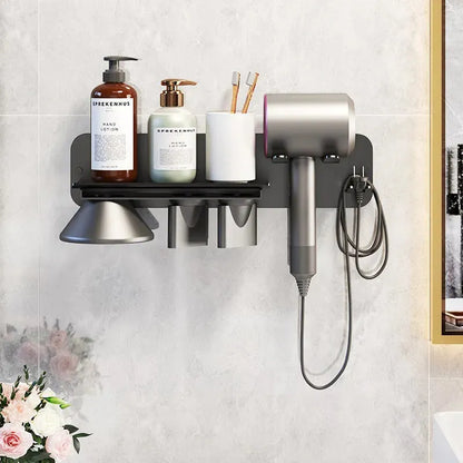 Wall Mounted Storage Shelf - Multifunctional Space Aluminum Organizer - Mel Store